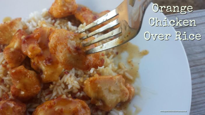 Orange Chicken Over Rice - Spark of Southern Moms